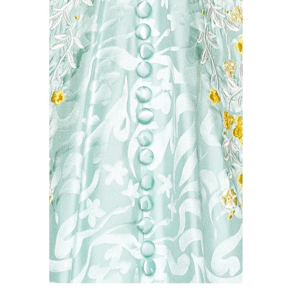 SOLD Saloni Lea Dress in Clearwater Size 4 - Picture 7 of 8